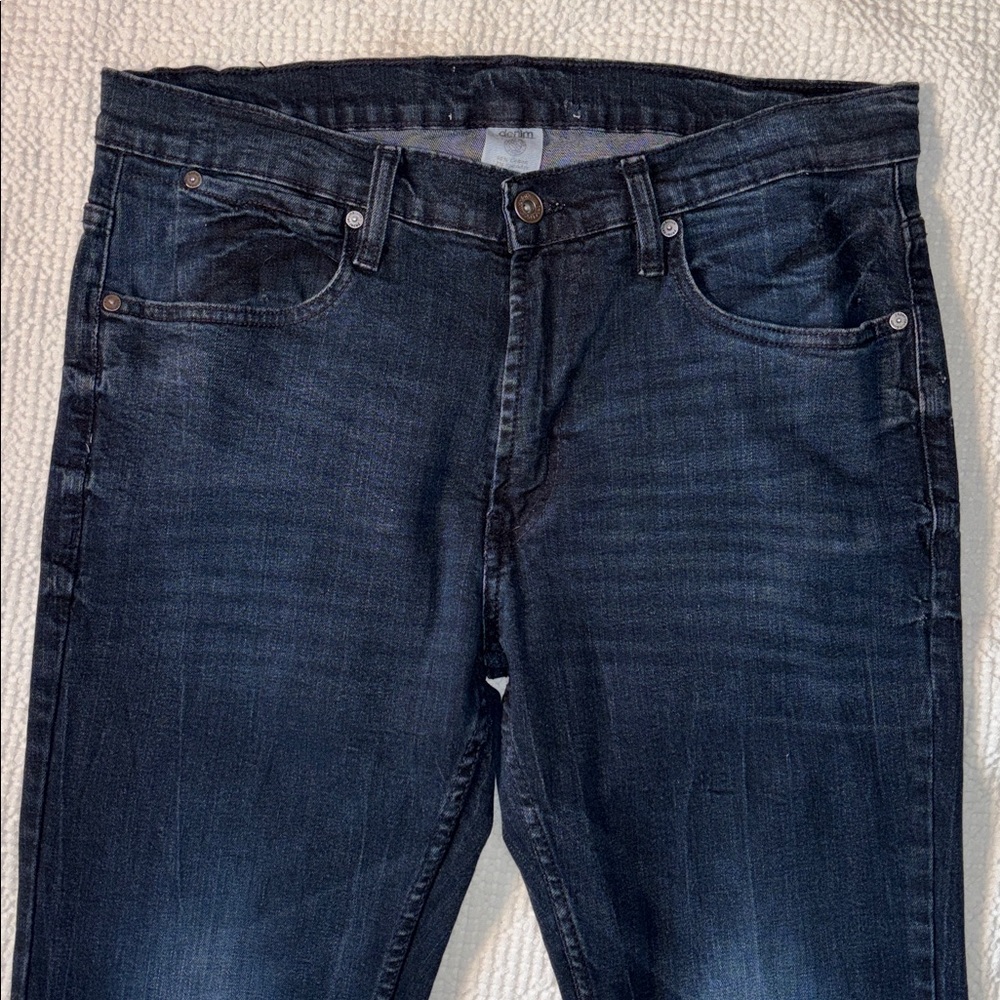 Paper Denim & Cloth Dark Indigo Wash Jeans, Stretch, Straight Leg, 32 x 30, NWOT - Picture 7 of 15